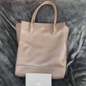 Mulberry Arundel Tote Calf Napa in Taupe 2016